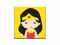 Adesivos de Parede Super Heróis Baby (Unidade) 22x22cm - loja online