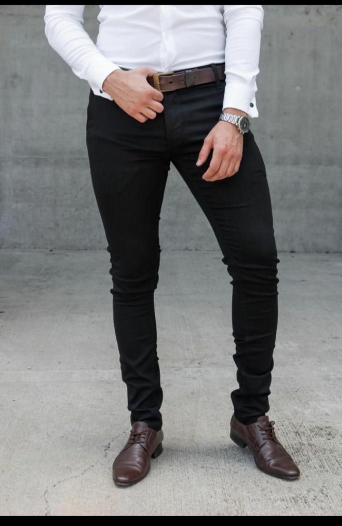 Pantalón Corte chino Gabardina elastizada