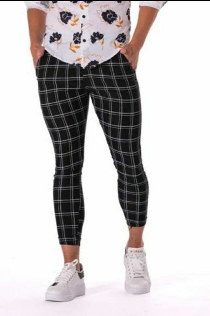 Jogger Cuadrillé Elastizado - arteentelatienda
