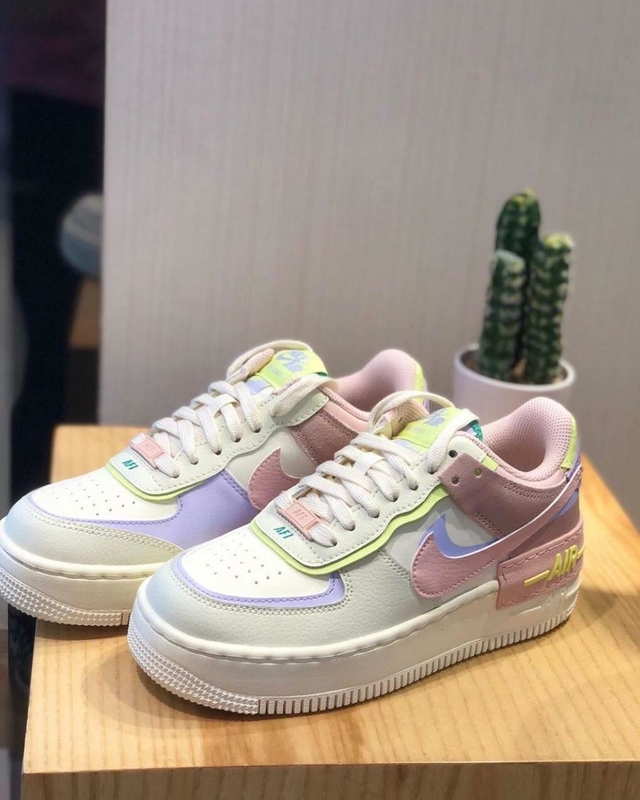tênis nike air force shadow pale ivory