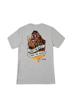 Remera Feed The Beast Gris