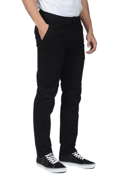 Pantalon Chino Regular Negro - comprar online