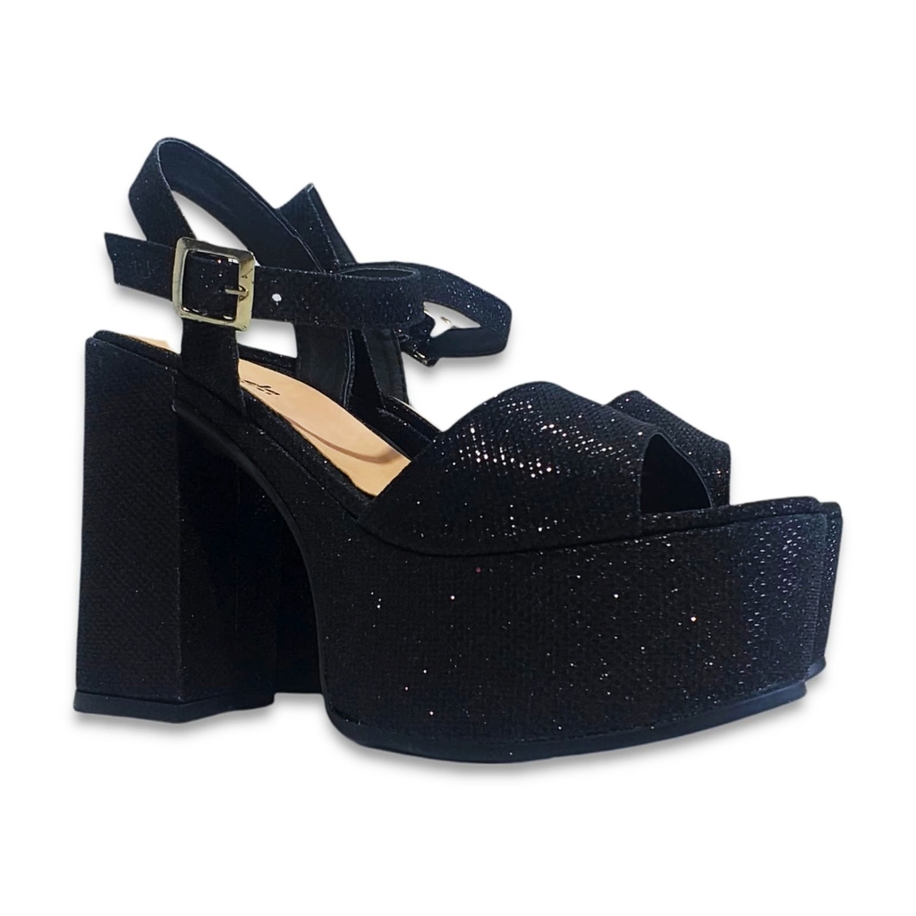 Sandalias París Brillo Black - Comprar en Naomi haas