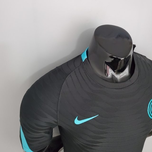 Camisa Treino Inter de Milão 2021/2022 Preta Jogador Nike Masculina
