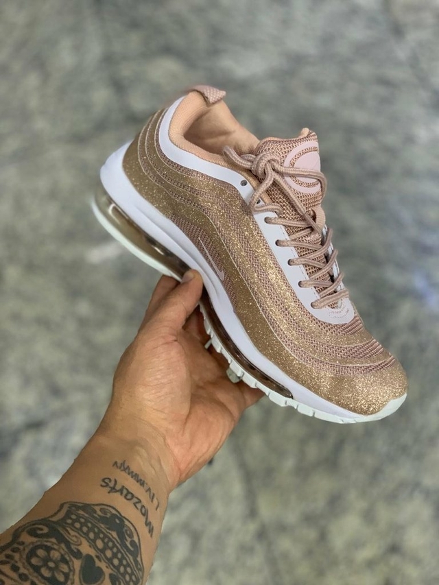 air max 97 rosa brilhante