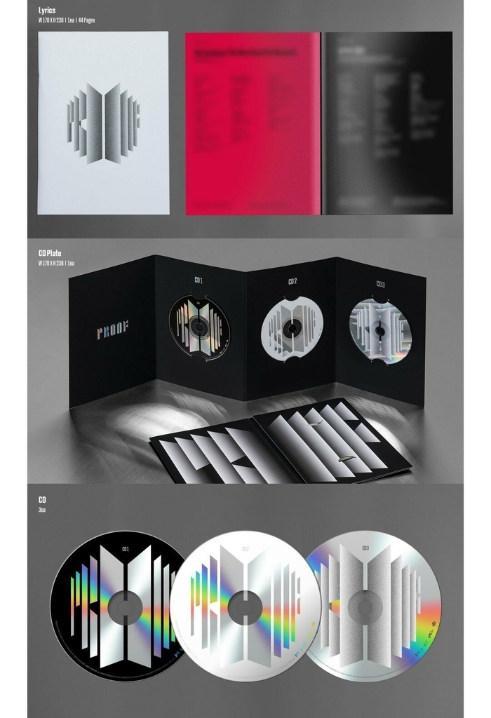 BTS ALBUM PROOF OFICIAL COMPACT EDITION HOPESCOLOR