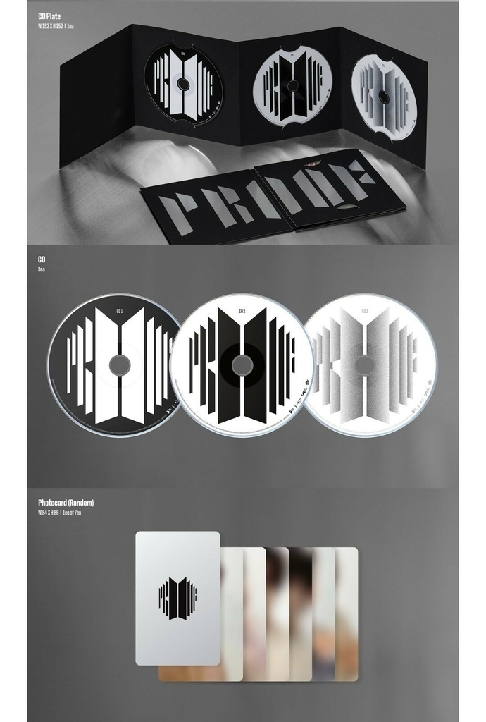 BTS STANDARD ALBUM PROOF OFICIAL HOPESCOLOR