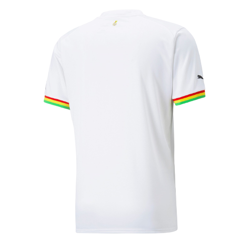 Camisa titular da Seleção de Gana | Home 22/23 Puma | Masculina (Versão  Torcedor) - Branca