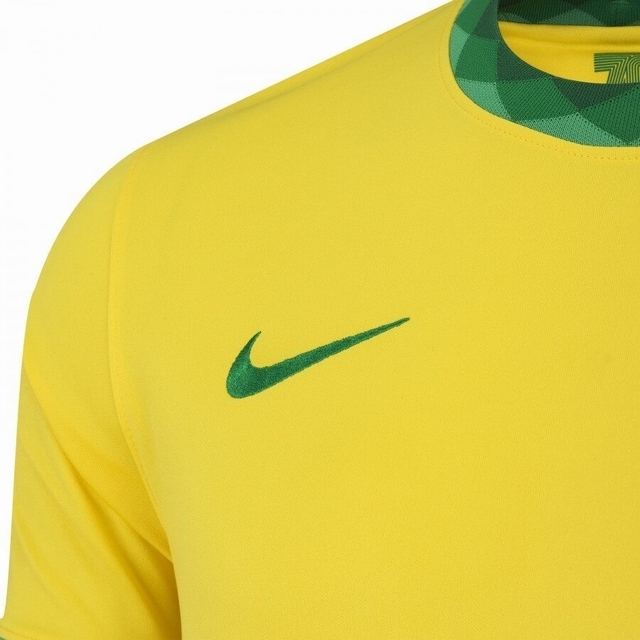 Camisa titular da Seleção Brasileira | Home 2020/2021 Nike | Masculina  (Versão Torcedor) - Amarela e Verde