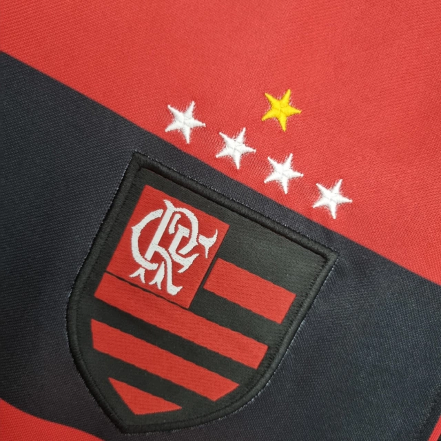 Camisa Flamengo 2001 Torcedor Nike Masculina - Vermelho e Preto