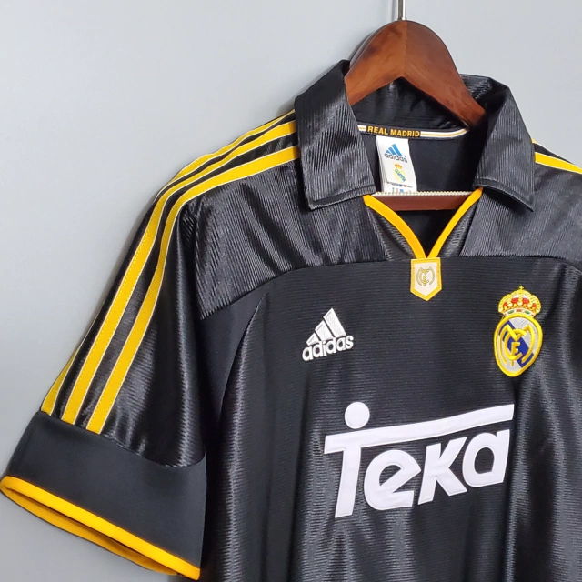 Camisa Real Madrid 1999/2000 Torcedor Adidas Masculina - Preta