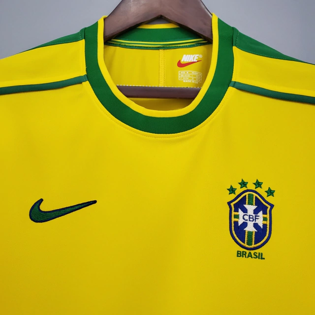 Camisa Brasil Amarela Copa de 98 Nike Torcedor Masculina