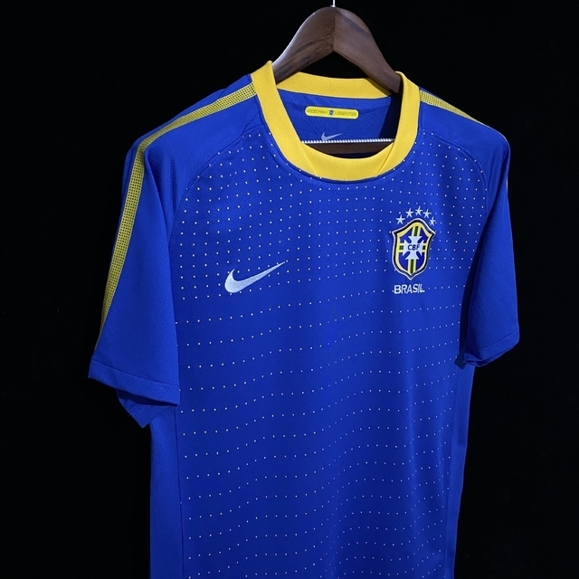 Camisa Brasil 2010 Torcedor Nike Masculina - Azul