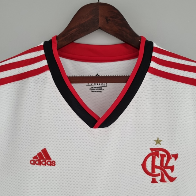 Camisa Flamengo Branca Feminina II 2022 Torcedor Adidas