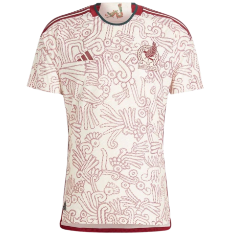 Camisa México Away Copa 2022 Torcedor Adidas Masculina - Branca