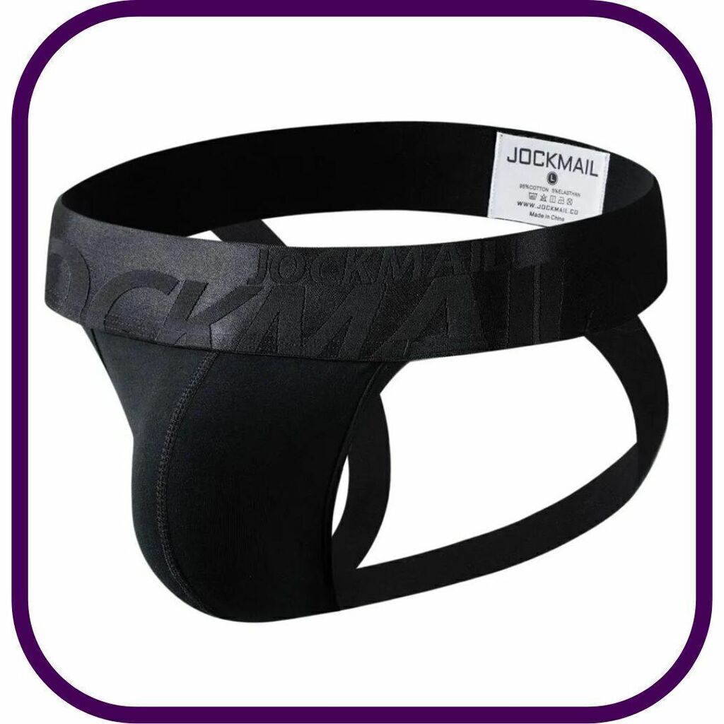 Jockstrap em Spandex Tamanho M Preta Sexynine Sex Shop
