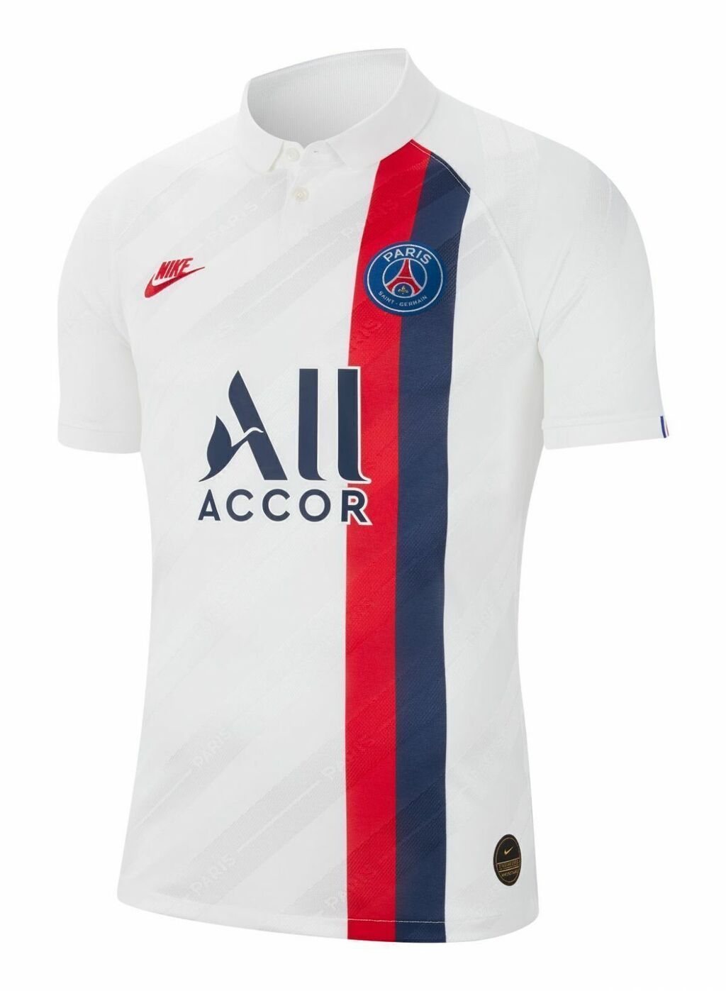 Camisa Paris Saint Germain - 2019/20 - Masculino (Retro) - Branca