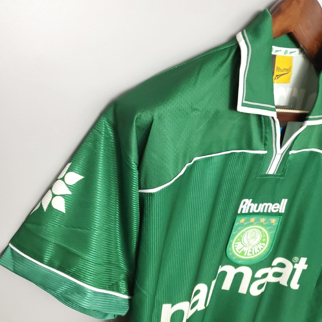 Camisa Palmeiras I - 1999 - Torcedor - Masculino (Retro) - Verde 1999