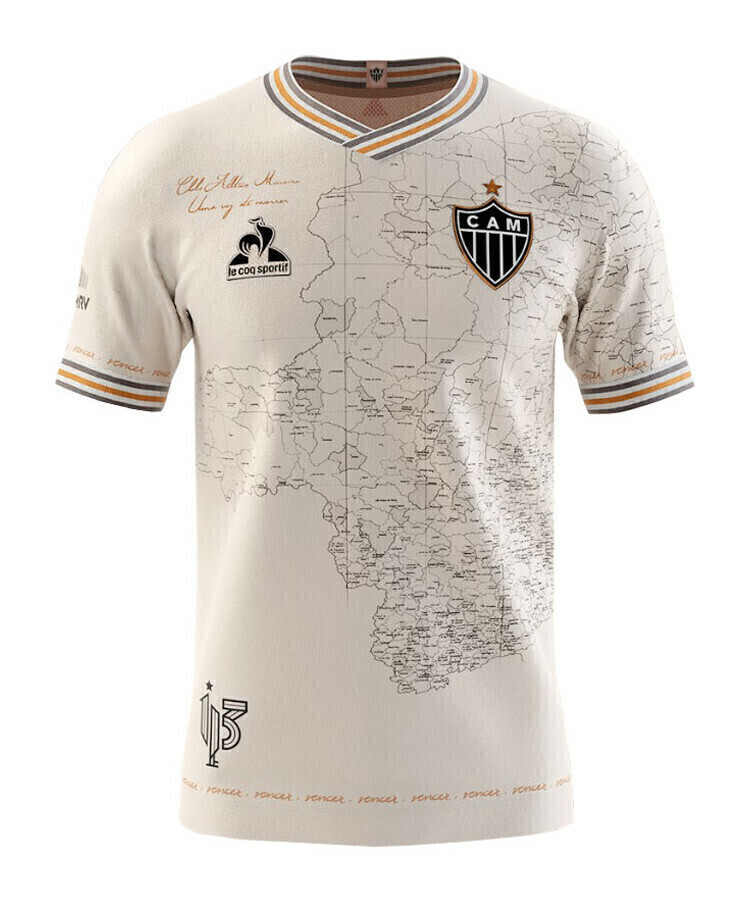 Camisa Atlético Mineiro Mapa de Minas Gerais 21/22 - Masculino Torcedor