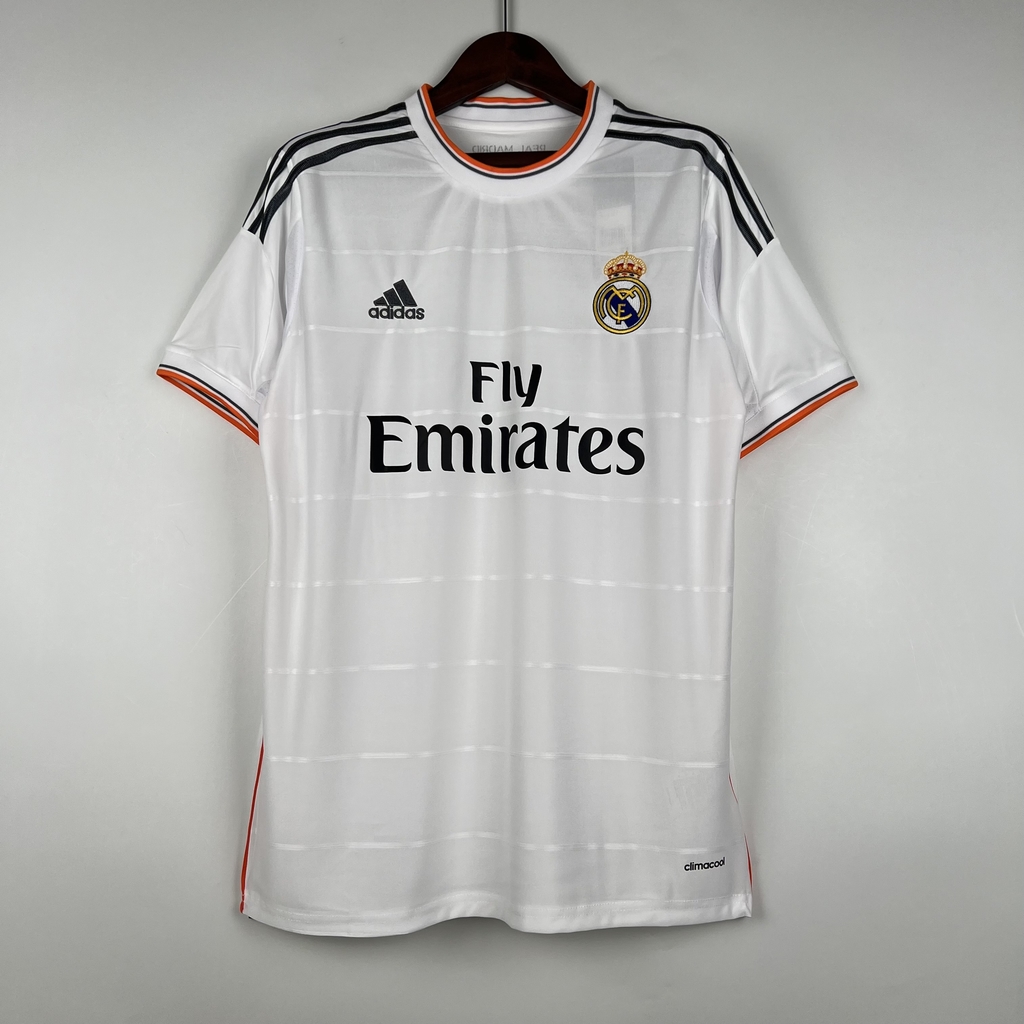 Camisa Real Madrid I - 2013/14 - Masculino (Retro) - Branca