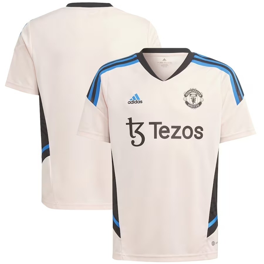 Camisa Manchester United Treino 2023 - Torcedor Masculina - Rosa