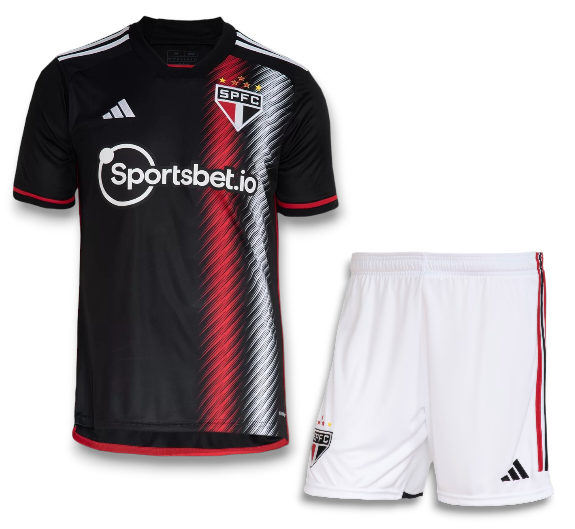 Novo Short São Paulo 2 Preto Jogo Masculino 2022 / 2023 - 021 Sport, Maior  Variedade de Camisas de Futebol