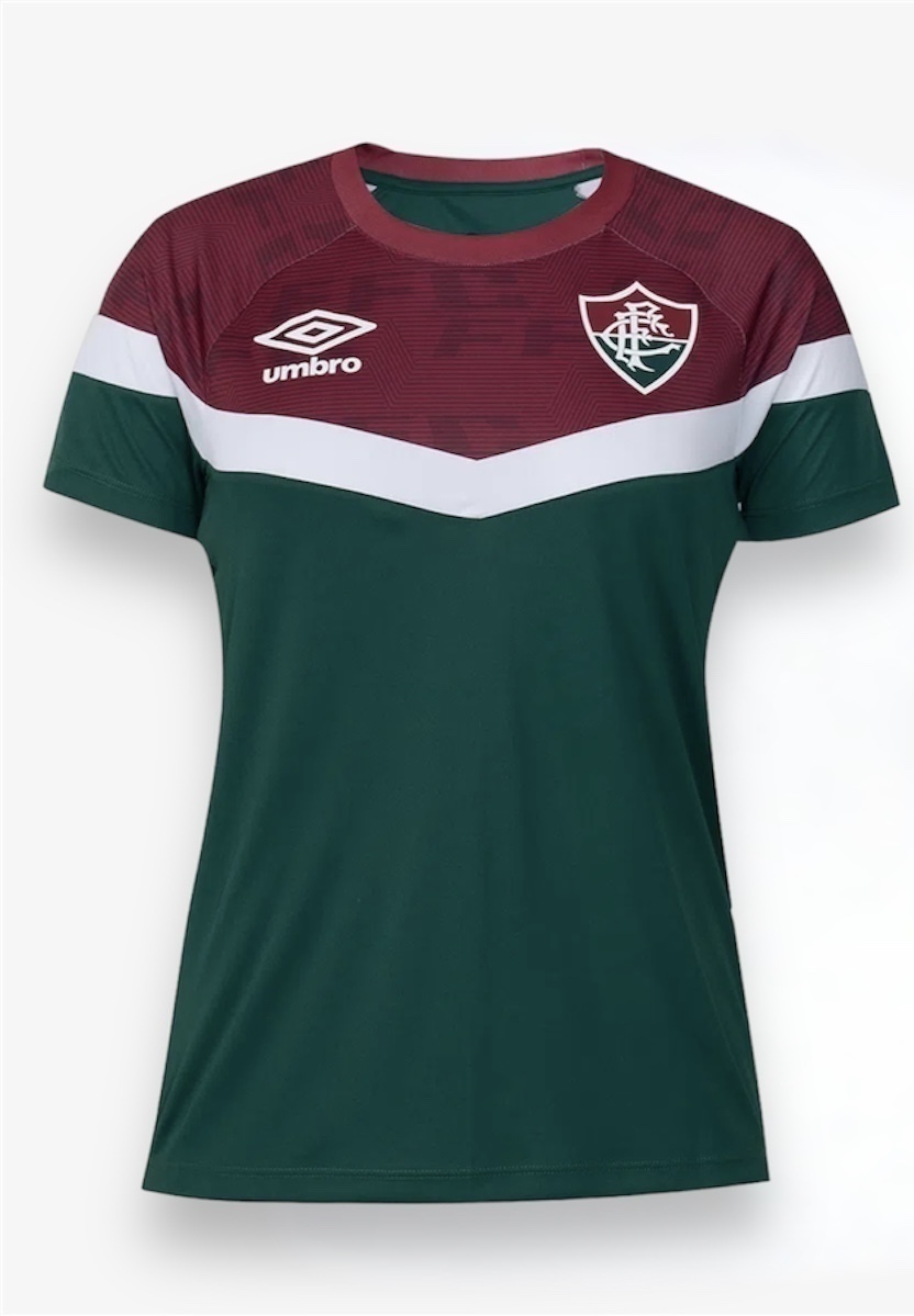 Camisa Fluminense Treino 2023-24 - Feminina - Tricolor