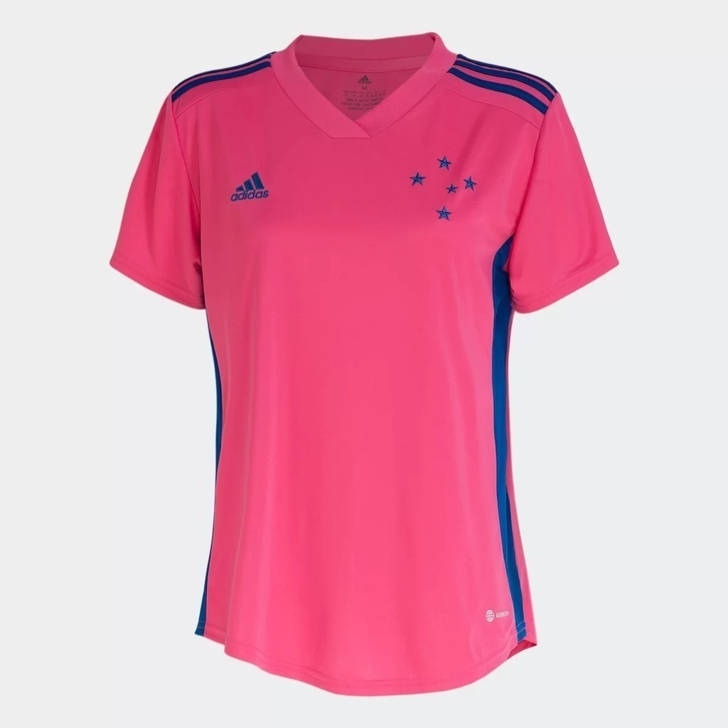Camisa Cruzeiro 2022 - Feminina - Rosa