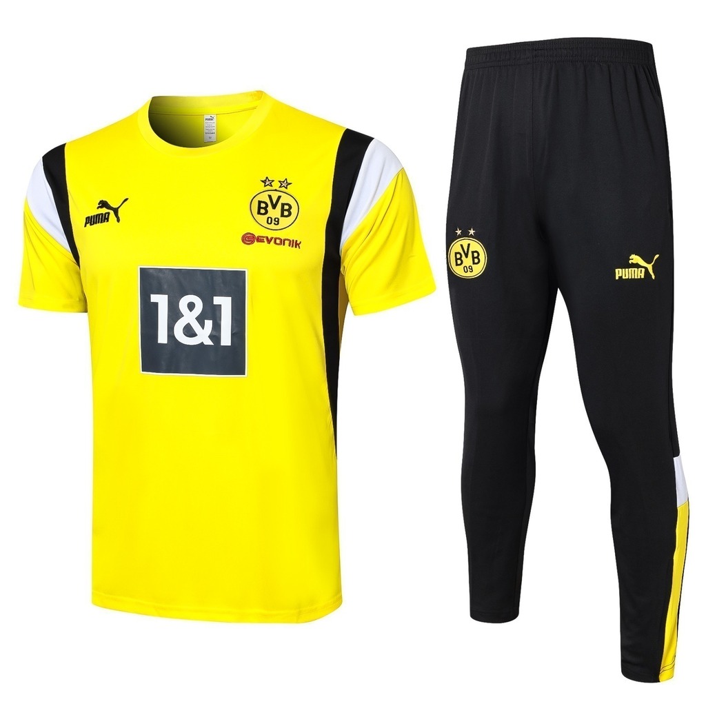 Camisa Borussia Dortmund I 2023 Jogador Masculina - Amarela e Preta