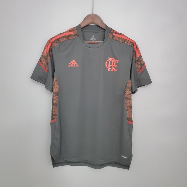 Camisa Flamengo Cinza (21/22) - Treino
