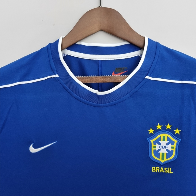 Camisa Retrô Brasil 1998 - Versão Torcedor
