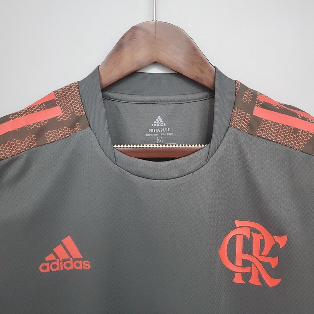 Camisa Flamengo Cinza (21/22) - Treino