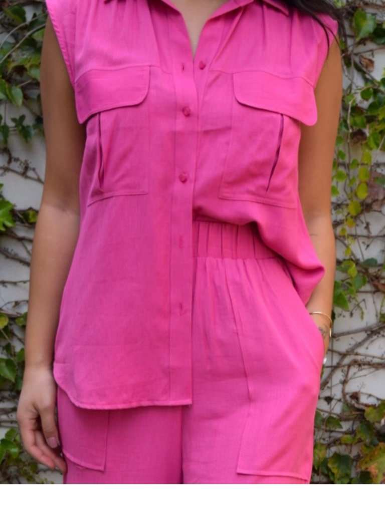 blusas rosa chiclete
