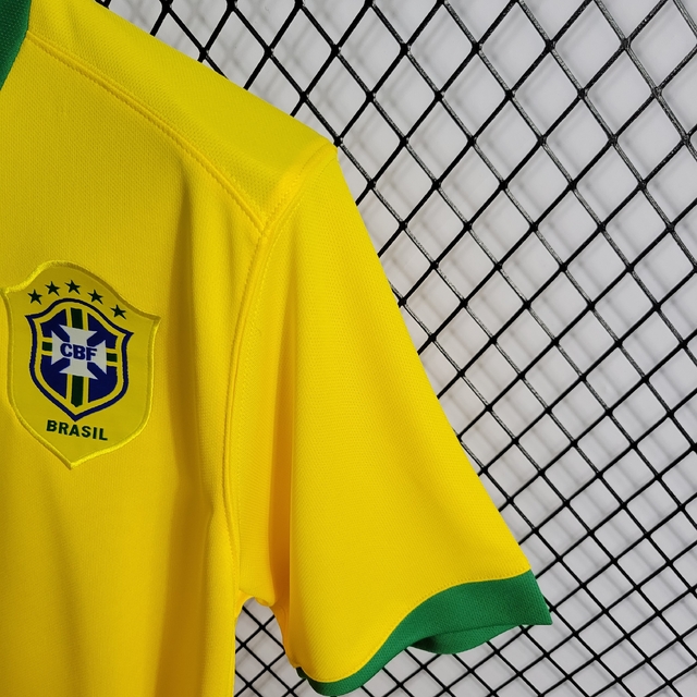 Camisa Seleção Brasileira I 2006 - Retrô - Masculina