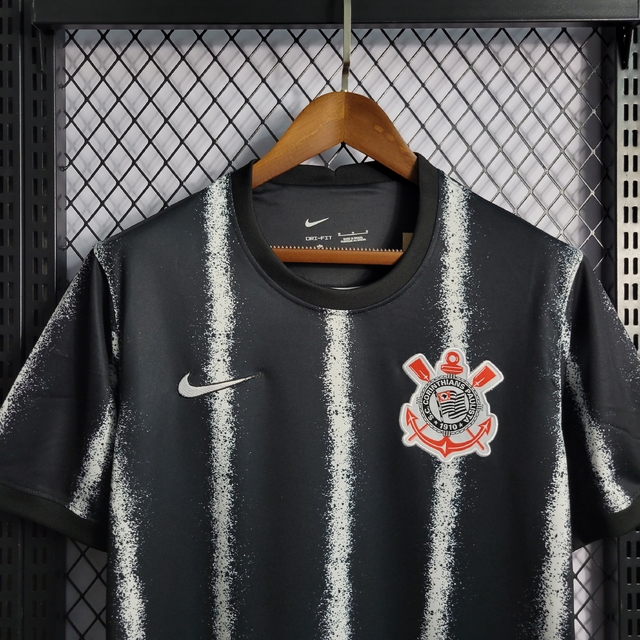 Camisa Corinthians II 20/21 - Masculina Nike Torcedor - Preta
