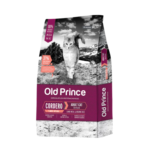 Old Prince Novel Cordero y Arroz Adult Cat Sterilized