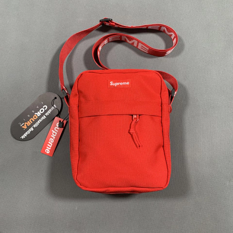 Red Supreme Shoulder Bag SS18