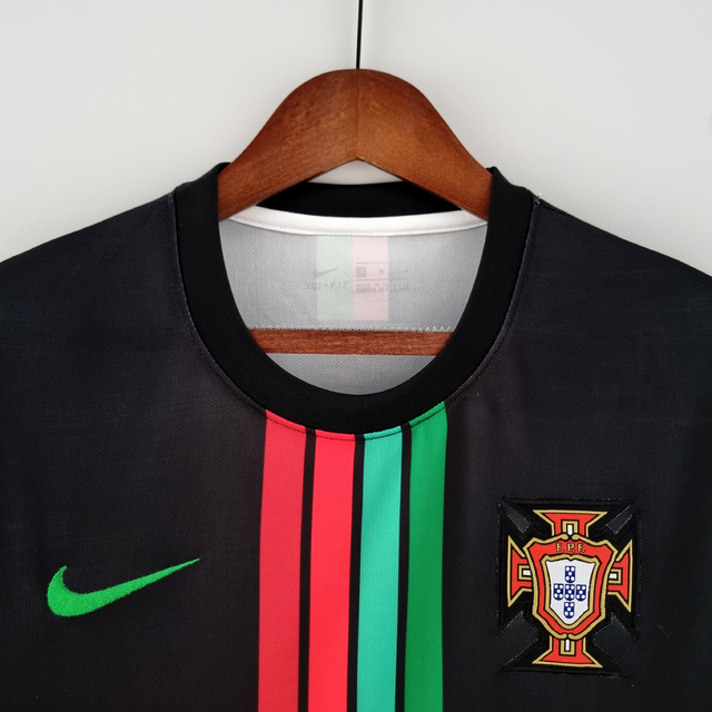 Camisa Seleção Portugal Black Edition Concept 22/23 - MOD. TORCEDOR - Nike  - Preta
