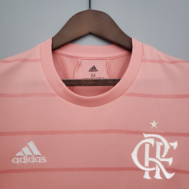 Camisa Flamengo Outubro Rosa 2021 Adidas Masculina - Rosa