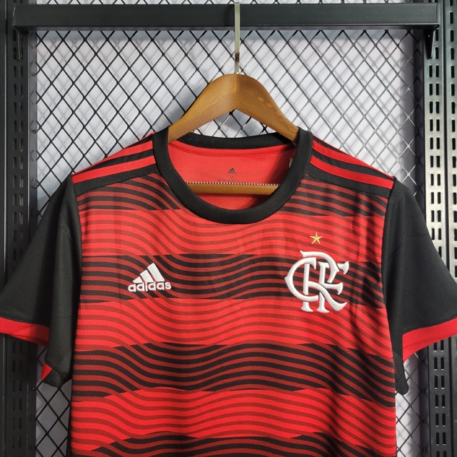 Camisa Flamengo Home 22/23 Torcedor Adidas Masculina - Preta