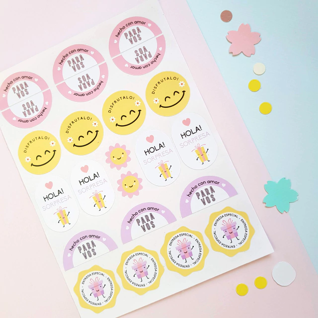 Stickers Linea Every Day - Frases para todo!