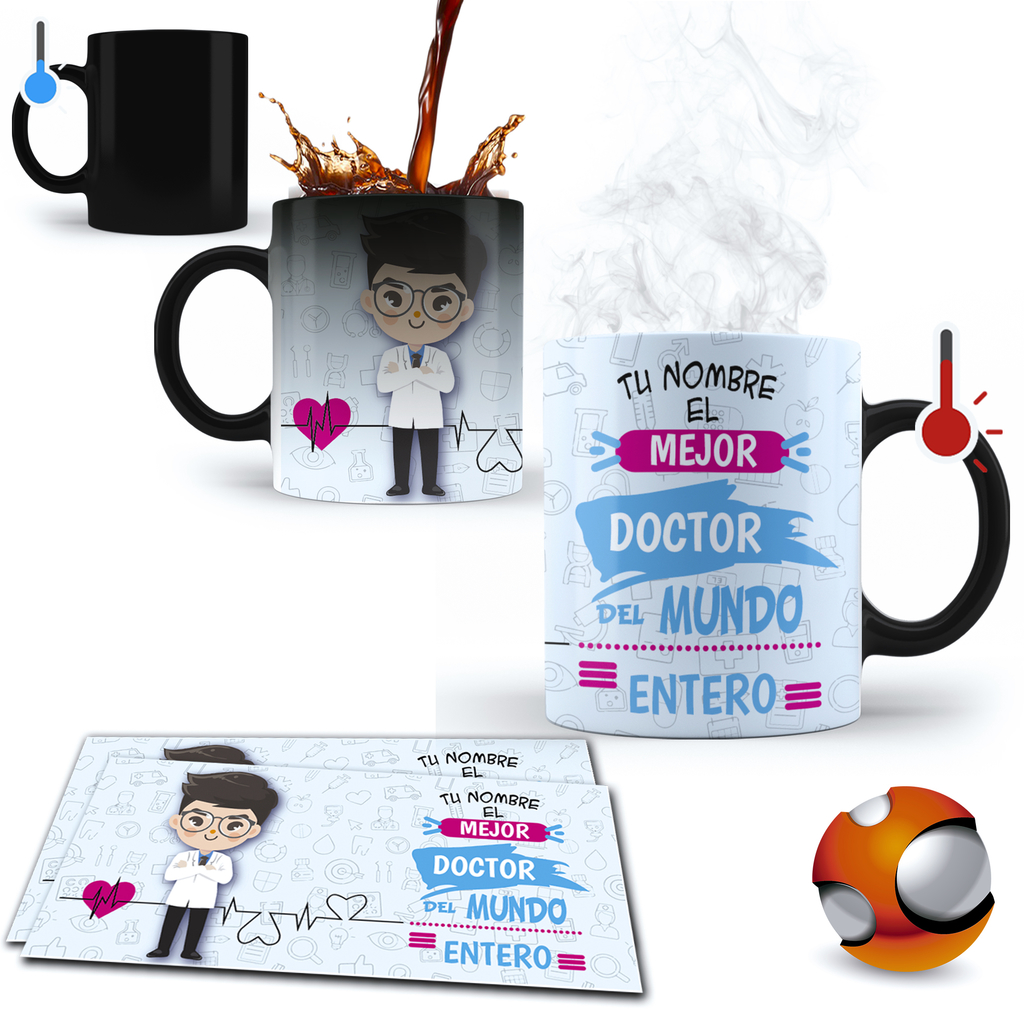 Taza Mágica Personalizada Doctor 03