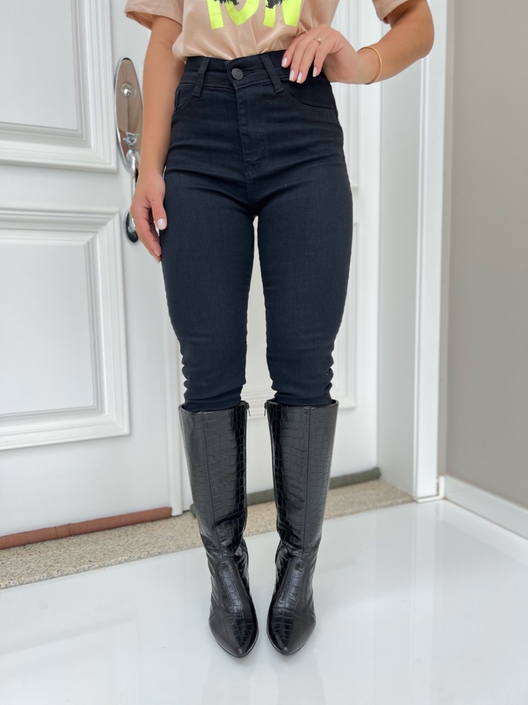 calca jeans preta - Comprar em tinaboutique