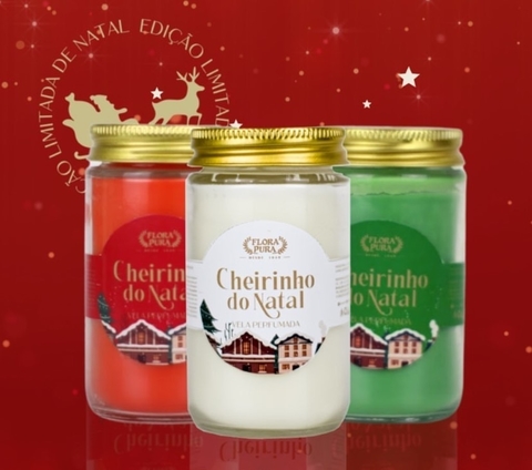 Cheirinho do Natal Kit Especial 3 Velas 90g Cheirinho do Natal Kit Especial 3 Velas 90g