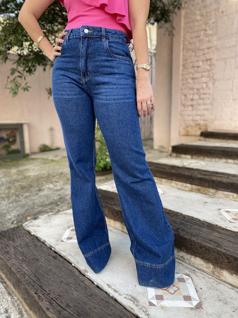 Calça Jeans Pantalona - Comprar em Sabrina Fernandes