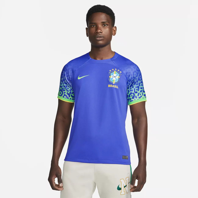 Camisa Seleção Brasileira Away 2022 Torcedor Nike Masculina - Azul