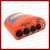 Amplificador para Fone de Ouvido Power Click DB 05 Color Laranja