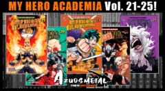 Kit My Hero Academia: Boku no Hero - Vol. 21-25 [Mangá: JBC]