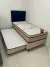 Cama box com auxiliar castor + Colchão Revolution Tecnopedic Castor + Painel (Personalizado)