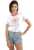 Camiseta Feminina Estampada - Flor em Aquarela na internet